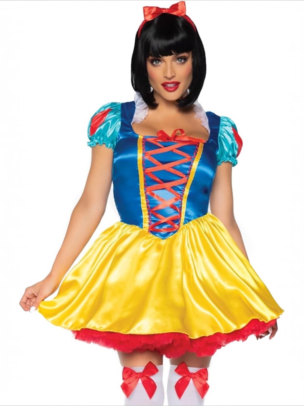 Leg Avenue 2 PC Fairytale Snow White Halloween Costume Size Small